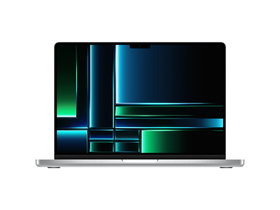 Apple MacBook Pro 14 Laptop, M2 Pro 12-Kern-CPU, 16 GB, 1 TB SSD, Apple 19-Kern-GPU, ungarische Tastatur, Silber – 2023