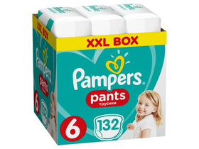 Pampers Pants kalhotkové plenky, velikost 6, 132 ks
