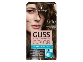 Schwarzkopf Gliss Color trajna barva za lase, 6-16 hladno biserno rjava, 143 ml