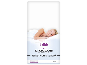 Croccus Home Jersey plahta sa gumom 100x200, bijela