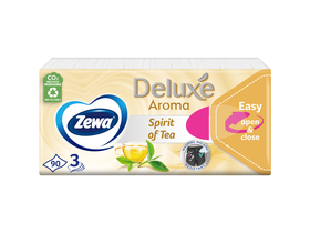 Zewa Deluxe Spirit Of Tea Duftpapiertaschentücher, 3 Lagen, 90 Stk