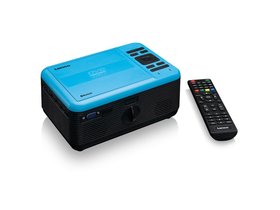 LENCO LPJ-500B vestavěný DVD přehrávač 2800 lumen, 3000: 1, HDMI, USB, Bluetooth, MHL, LED projektor