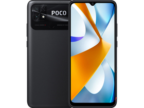 Poco C40 (vyrobeno Xiaomi) Mobilní telefon, Dual SIM, Nezávislé na kartě, 32 GB, 3 GB RAM, LTE, Černá