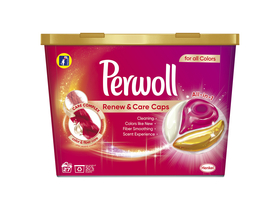 Perwoll Renew&Care Caps Color капсули за пране, 27 изпирания