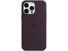 Apple MPTX3ZM/A iPhone 14 Pro Max Silikonhülle, MagSafe, Holunder