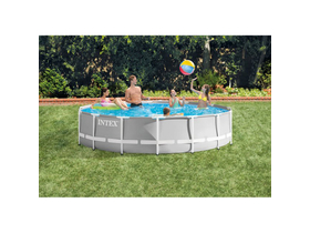 Intex 26720NP Prism Frame set za bazen s metalnim okvirom, 427x107 cm, s dispenzerom vode, ljestvama, prostirkom, pokrivačem