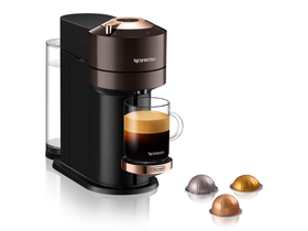 DeLonghi Nespresso ENV120.BW Vertuo Next Premium Kapsel-Kaffeemaschine, braun