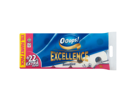 Ooops! Excellence Sensitive 3 слоя тоалетна хартия, 20 ролки