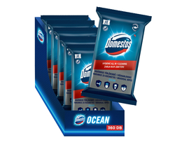 Domestos Ocean hygienické utierky, 6x60 ks