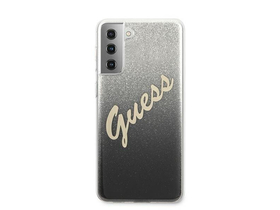 Guess Glitter Gradient zaštitni okvir za Samsung Galaxy S21 Plus, crna