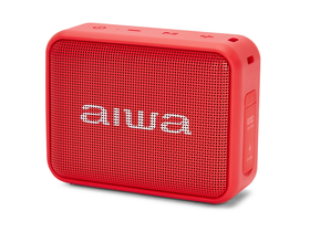 AIWA BS-200RD Tragbarer Bluetooth-Lautsprecher, Rot