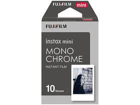 Fujifilm Colorfilm Instax Mini Glossy Film, Monochrome, 10 Stk.