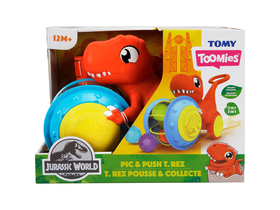 Tomy Jurassic World plišana igračka, Pic and Push, T-Rex