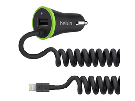 Belkin Boost Up lightning univerzalni auto punjač, crni