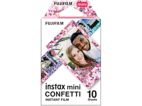 Fujifilm Colorfilm Instax Mini Glossy film, confetti, 10 db