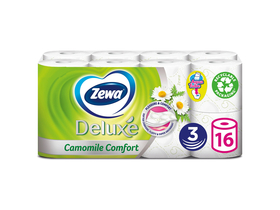 Zewa Deluxe Toilettenpapier, Camomile Comfort, 16 Rollen