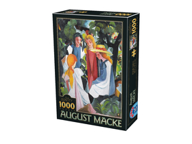D-Toys August Macke: Čtyři dívky puzzle, s 1000 dílky