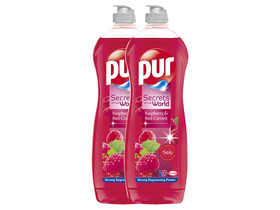 Pur Raspberry & Red Currant kézi mosogatószer, 2x750ml