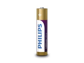 Philips FR03LB4A/10 Lithium Ultra AAA 4 elem (belső doboz nélkül)