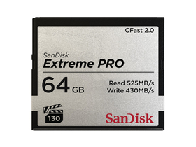 SanDisk Extreme Pro 64GB memóriakártya, CFast 2.0 (139791)