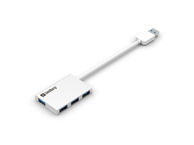 Sandberg USB 3.0 Pocket Hub 4 port, srebrna