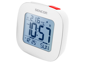 Sencor SDC 1200 W ébresztőóra hőmérővel, fehér