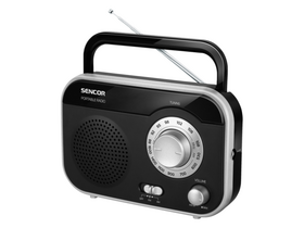 Sencor SRD 210 BS tragbares Radio, schwarz- silber