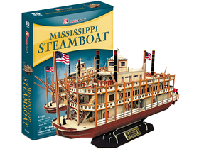 Cubic Fun 3D Puzzle, Mississippi Steamboat, 142-teilig