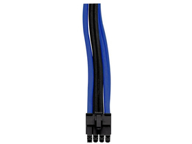 Thermaltake TtMod Sleeve Cable Verlängerung 30cm, schwarz/blau