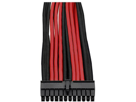 Thermaltake TtMod Sleeve  Cable Verlängerung, 30cm, schwarz/rot