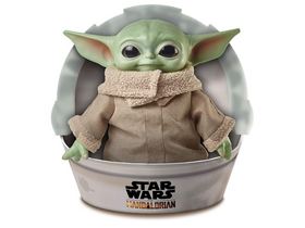 Star Wars Baby Yoda plišana figura, 28 cm