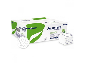 Lucart 811A77 Toaletni papir 2-slojni presavijeni 210 listova/pak bijeli 20 kom/karton Eco 210 I Bulk Pack