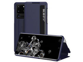 Gigapack samostoječa preklopna torbica z učinkom usnja za Samsung Galaxy S20 Ultra (SM-G988F), temno modra