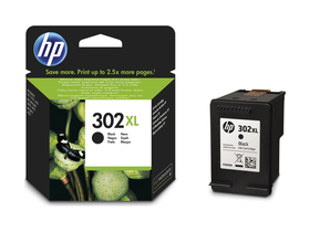 HP 302XL Tinte mit hoher Kapazität, schwarz (F6U68AE)