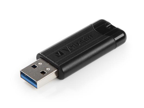Verbatim 64 GB "Pinstripe" USB 3.0 pendrive, crna