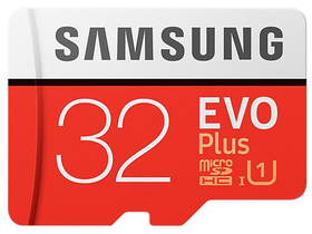 Samsung EVO Plus 32GB microSDHC UHS-I U1 95MB/s Full HD Memóriakártya adapterrel (MB-MC32GA)