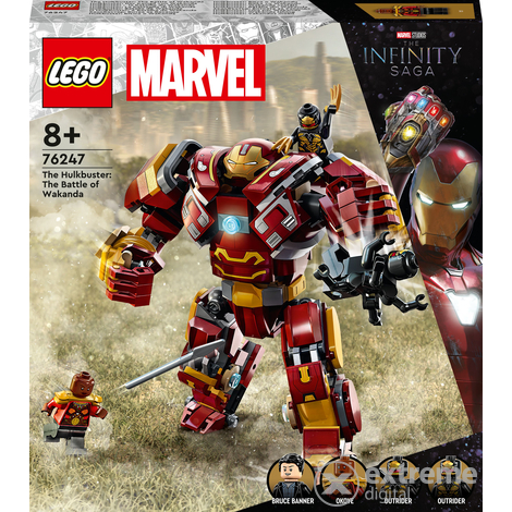 LEGO® Super Heroes 76247 Hulkbuster: Bitka u Wakandi , 385 kom.
