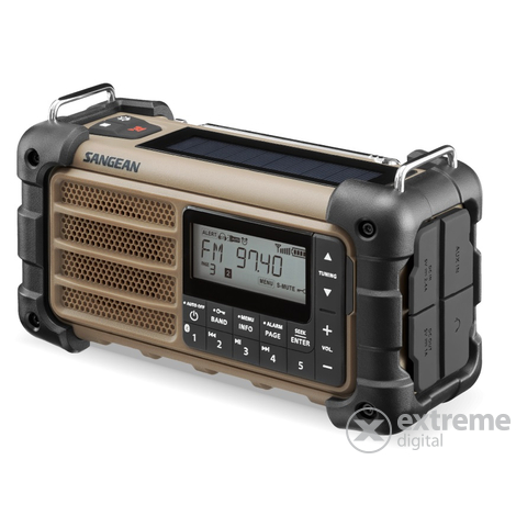 Sangean MMR-99 Desert Tan FM / AM / Bluetooth solárne rádio, hnedé