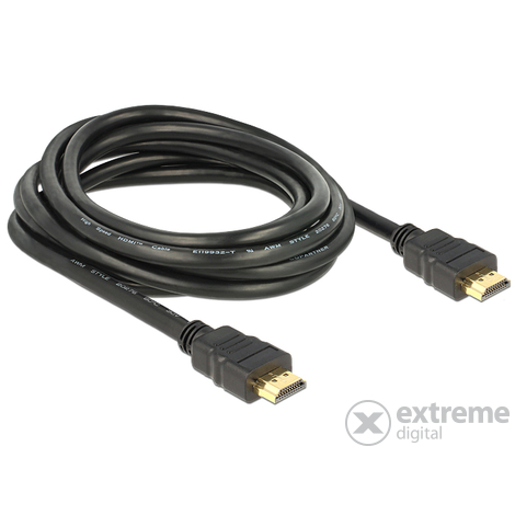 Delock HDMI apa/apa összekötő kábel, 3m