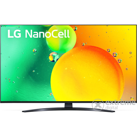 LG 43NANO763QA NanoCell , 4K Ultra HD, HDR, webOS ThinQ AI Smart LED Televize, 108 cm