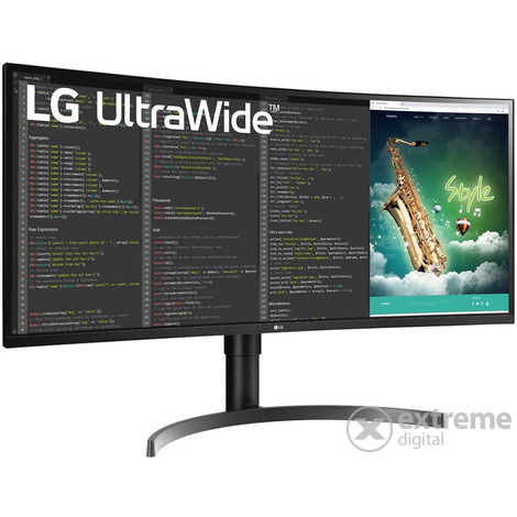 LG 35WN75C-B QHD VA zakrivený LED monitor