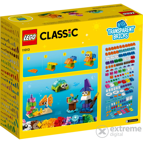 LEGO® Classic 11013 Průhledné kreativní kostky