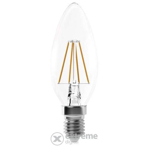 Emos LED izzó filament E14, 4W (Z74214)