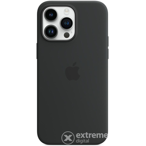 Apple iPhone 14 Pro Max Szilikontok, MagSafe, Éjfekete