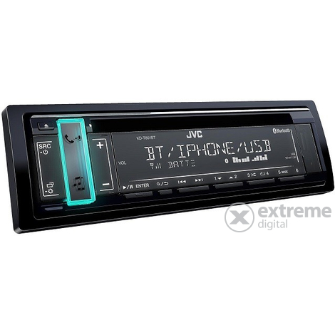 JVC KD-T801BT 1-DIN Autoradio mit Bluetooth CD MP3 für Hyundai Tucson JM 2005-2010 schwarz 
