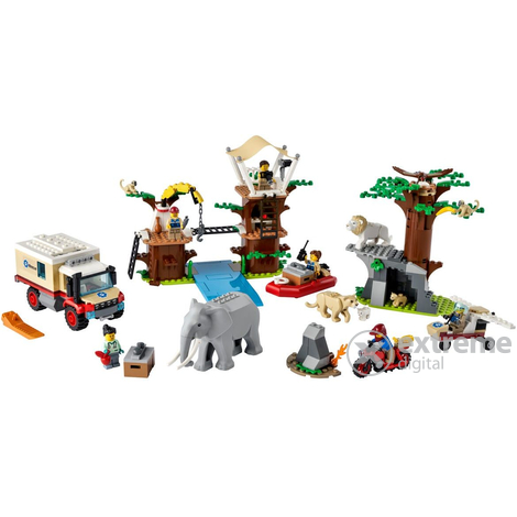 LEGO® City Wildlife 60307 Záchranářský kemp v divočině