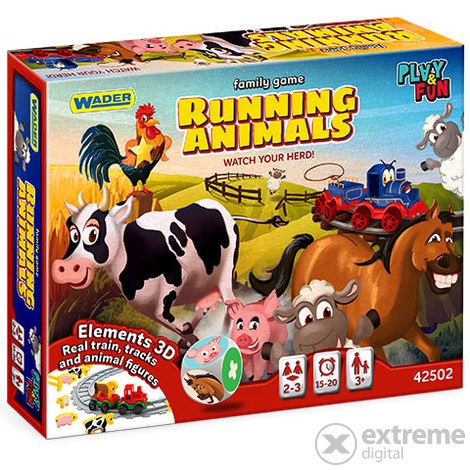 Wader Play&Fun Running Animals, trčajuče životinje