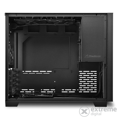 Sharkoon MS-Y1000 Black PC skrinka, čierna