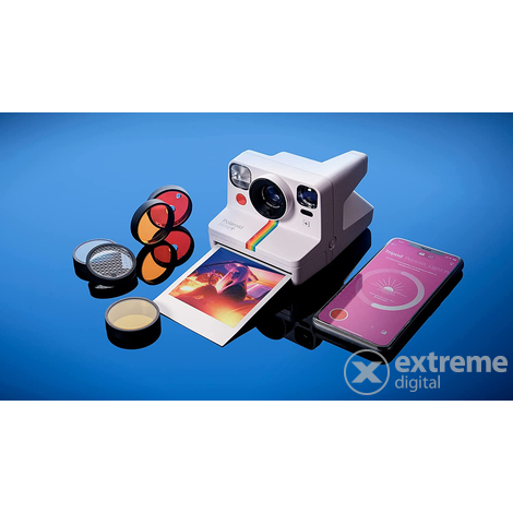 Polaroid Now+ analogna instant kamera, sa 5 filtera, bijela