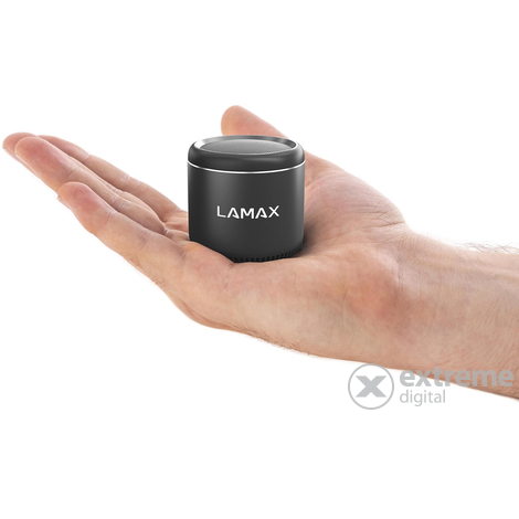 LAMAX Sphere2 Mini prenosni zvočnik, Bluetooth, črn